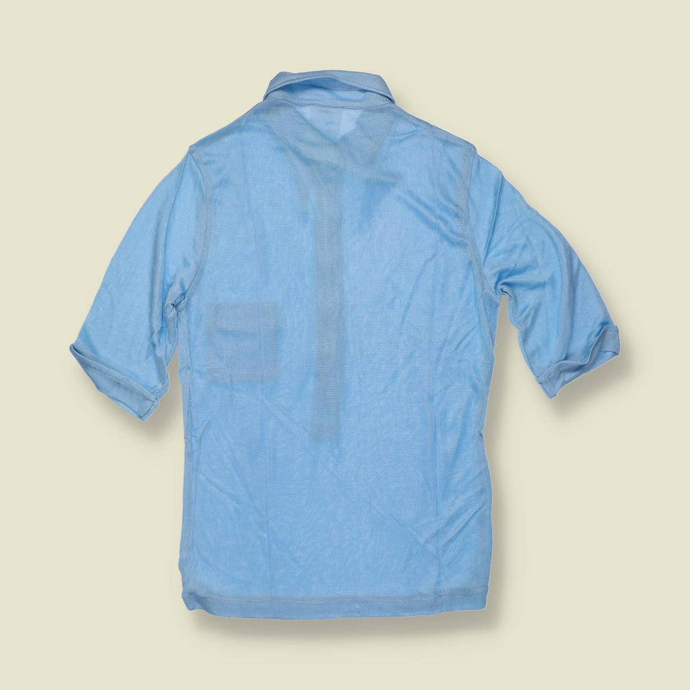 1970s | TGL | Deadstock Blouse | Blue - 6