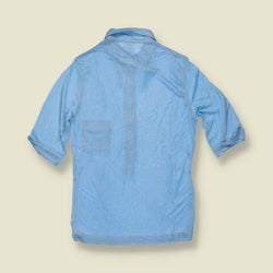 1970s | TGL | Deadstock Blouse | Blue - 6