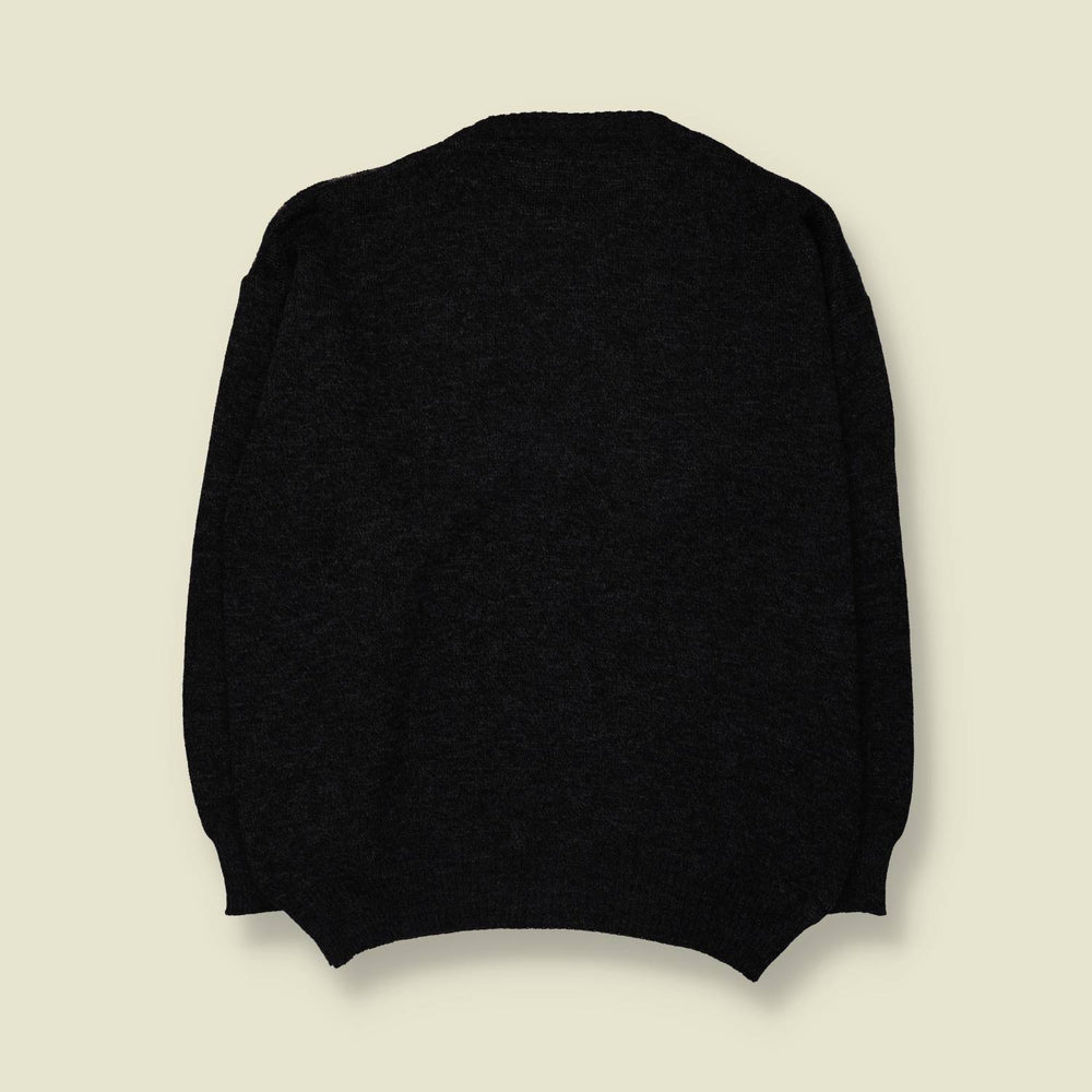 1980s | Knit | Black - 3XL