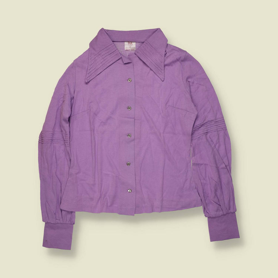 1970s | TGL | Blouse | Purple - 10