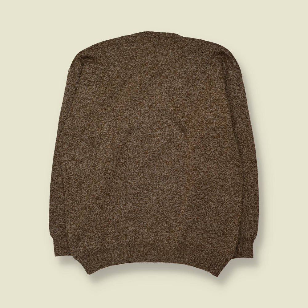 1980s | Newtex | Knit | Brown - XL