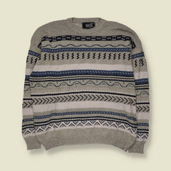 1980s | Maselli | Knit | Grey - XL