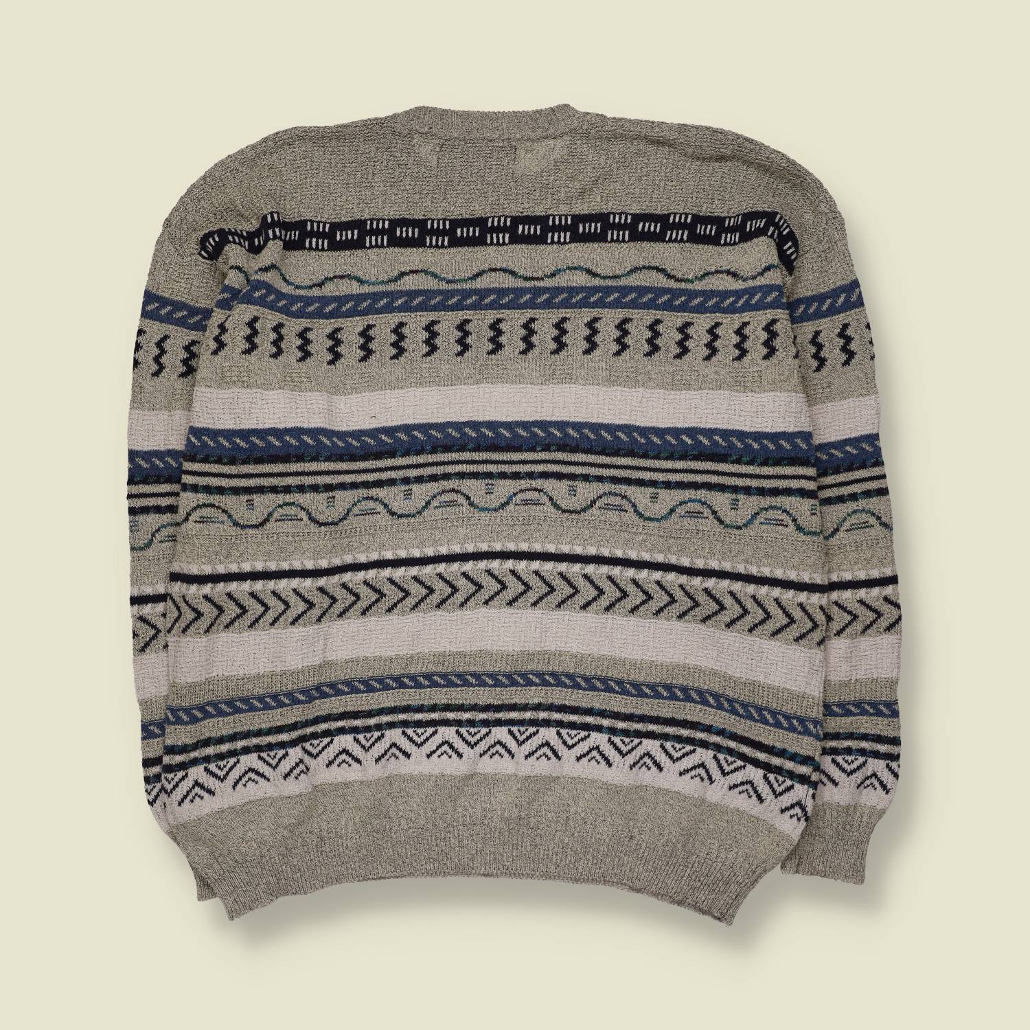 1980s | Maselli | Knit | Grey - XL