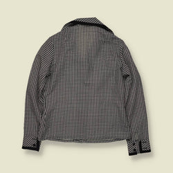1970s | Houndstooth Blouse | Black & White - 12