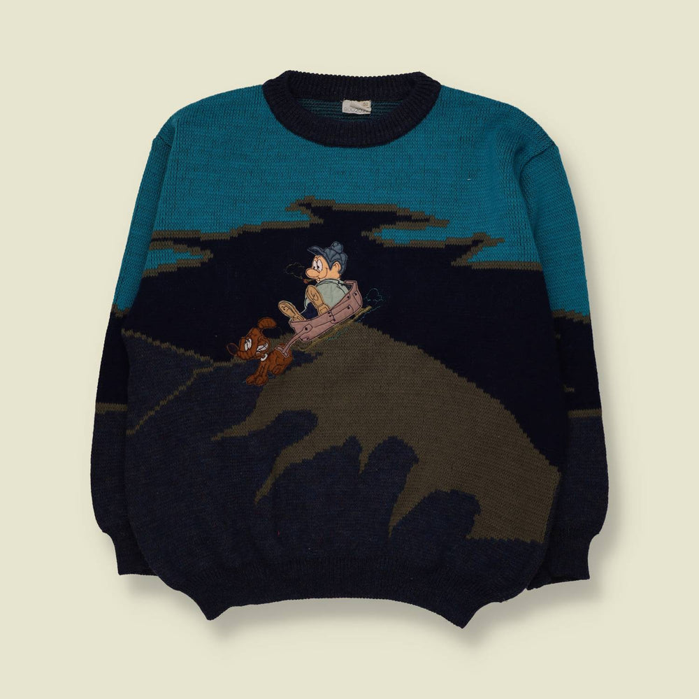 1980s | Knit | Multi - XL