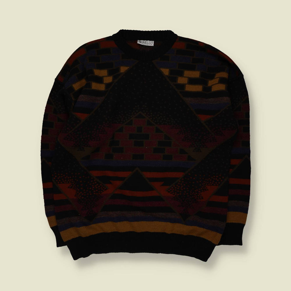 1980s | Monello | Knit | Multi - XXL