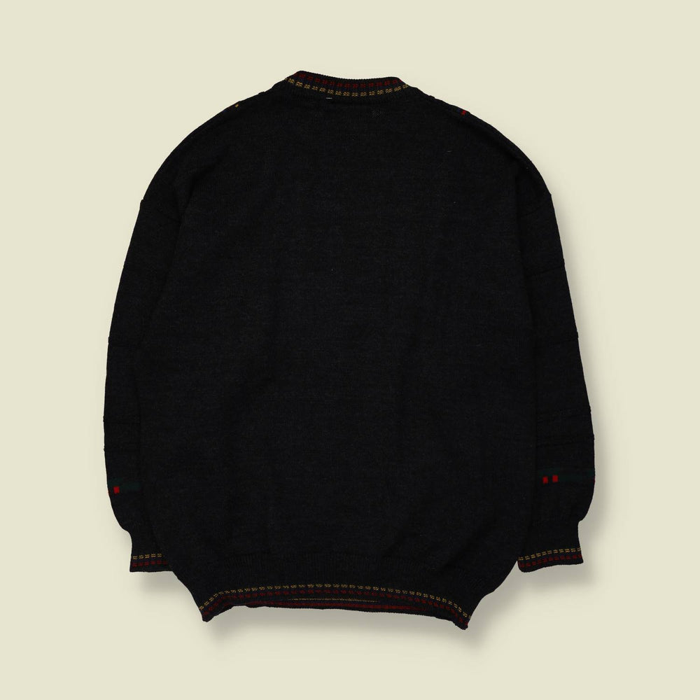 1980s | Jockey | Knit | Black - l