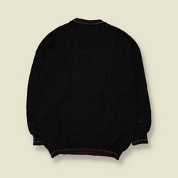 1980s | Jockey | Knit | Black - l
