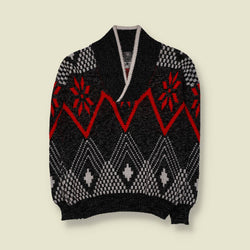 1980s | Knit | Black - M