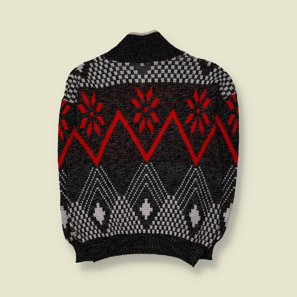 1980s | Knit | Black - M