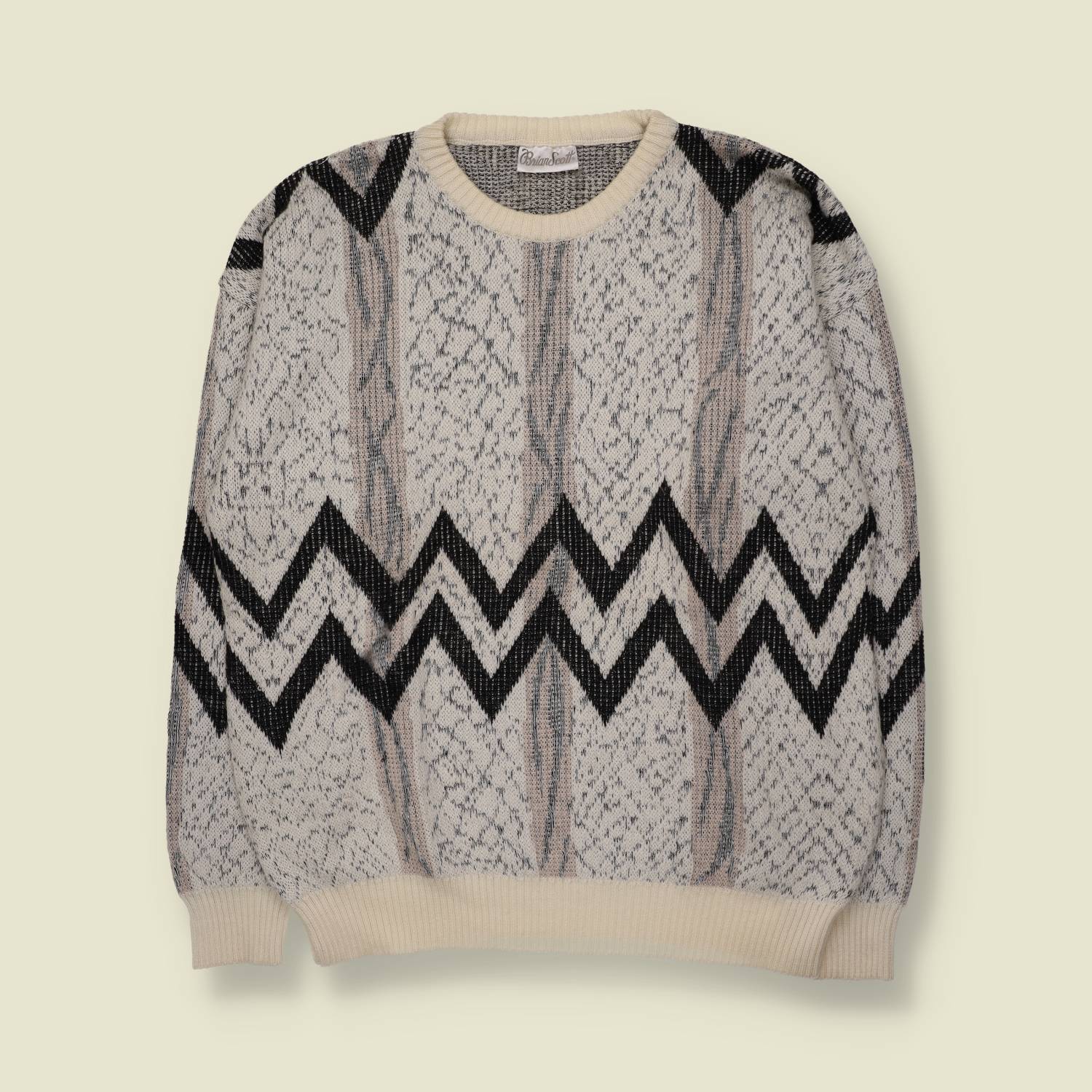 1980s | Brian Scott | Knit | Cream - L