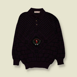 1980s | San Domenico | Knit | Purple - M