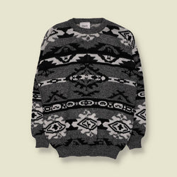 1980s | Kluta Heimata | Knit | Grey - L