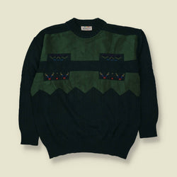 1980s | Monello | Knit | Green - L