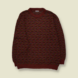 1980s | Barollo | Knit | Burgundy - L