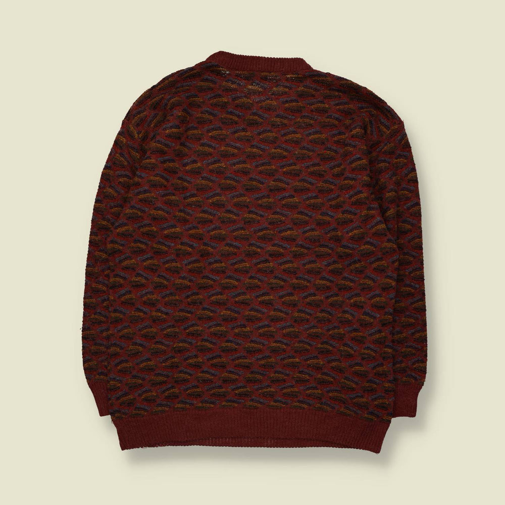 1980s | Barollo | Knit | Burgundy - L