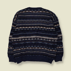 1980s | Franco Fiorenzo | Knit | Navy Multi - L