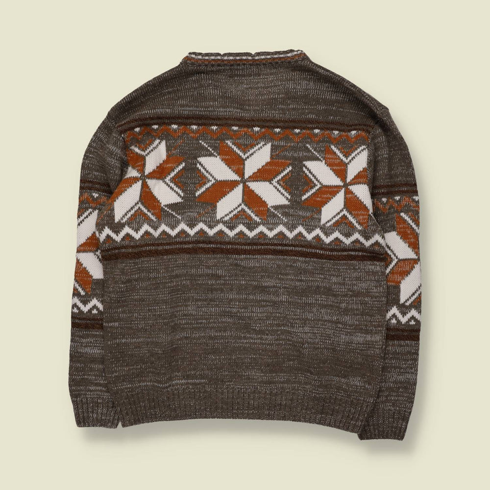 1980s | Tony Siville | Knit | Brown Multi - M