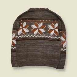 1980s | Tony Siville | Knit | Brown Multi - M