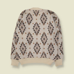 1980s | Knit | Cream Multi - M