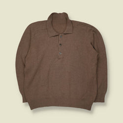 1980s | Knit | Brown - XL