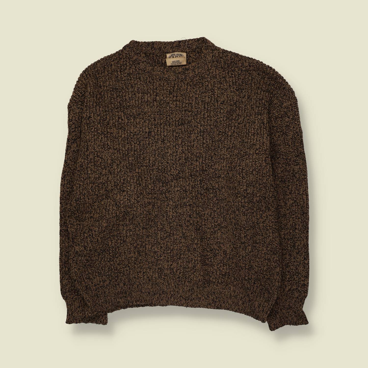 1980s | Knit | Brown - XL