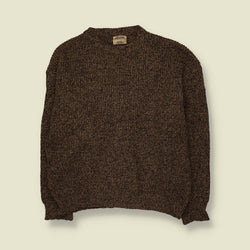 1980s | Knit | Brown - XL