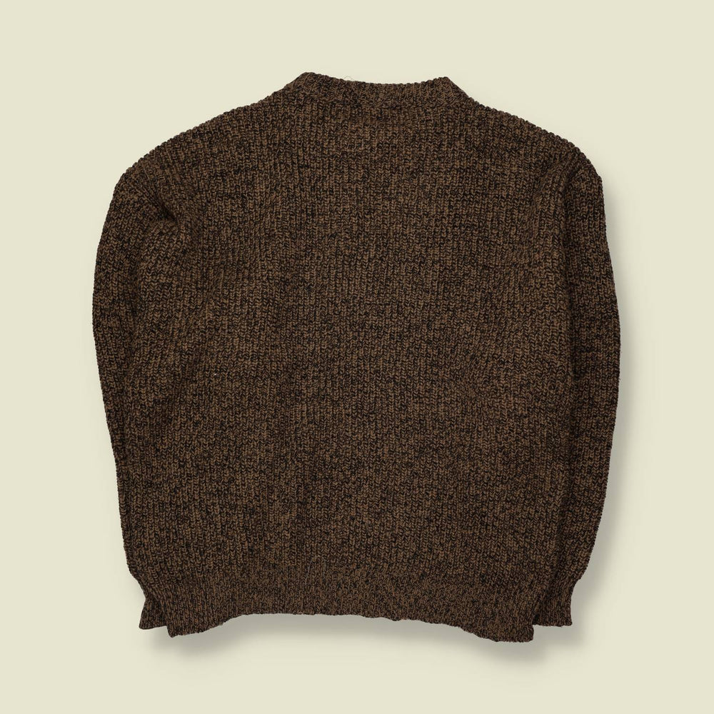 1980s | Knit | Brown - XL