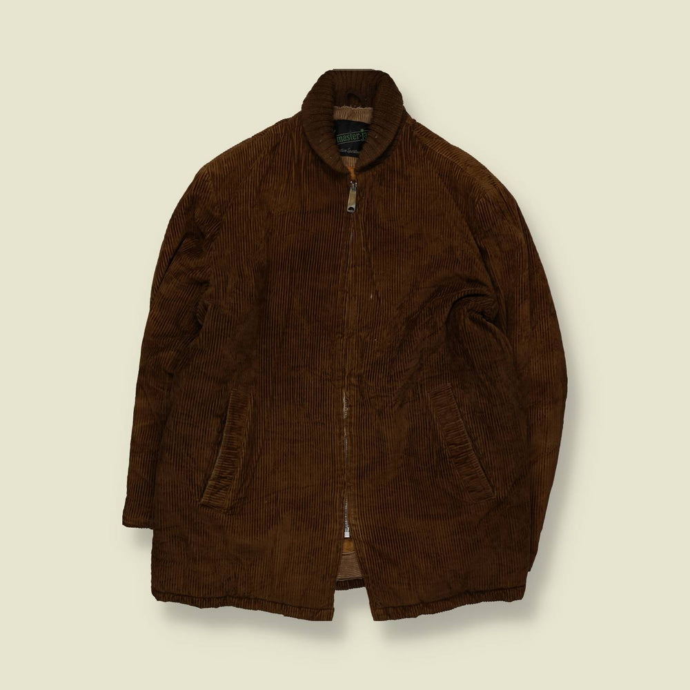 1960s | Master Jae | Zip Front Corduroy Jacket – L