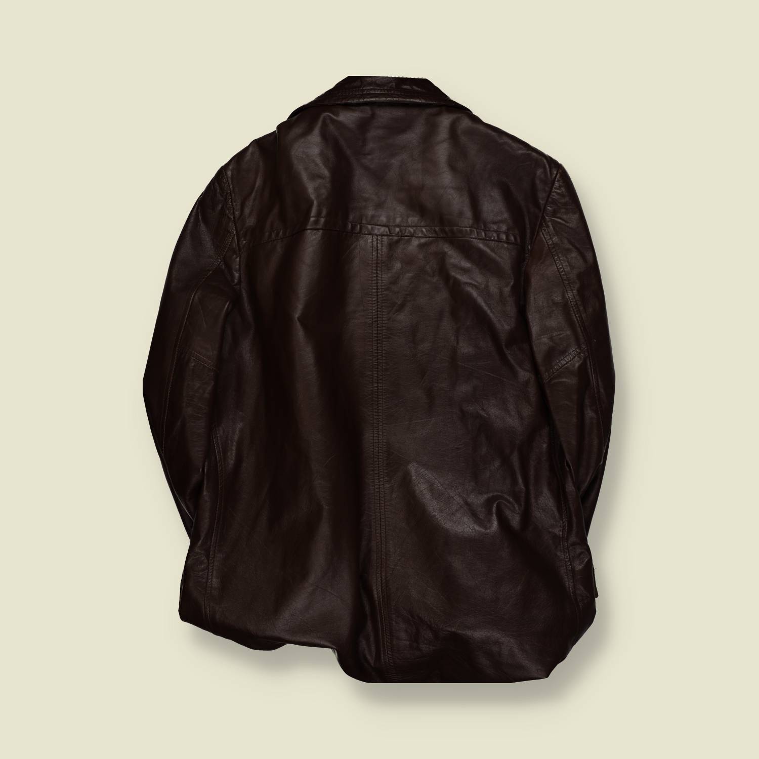 1970s | Unbranded | Leather Coat – L