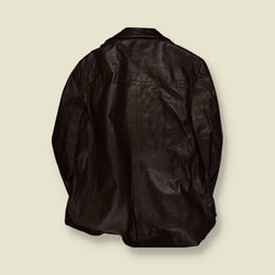 1970s | Unbranded | Leather Coat – L