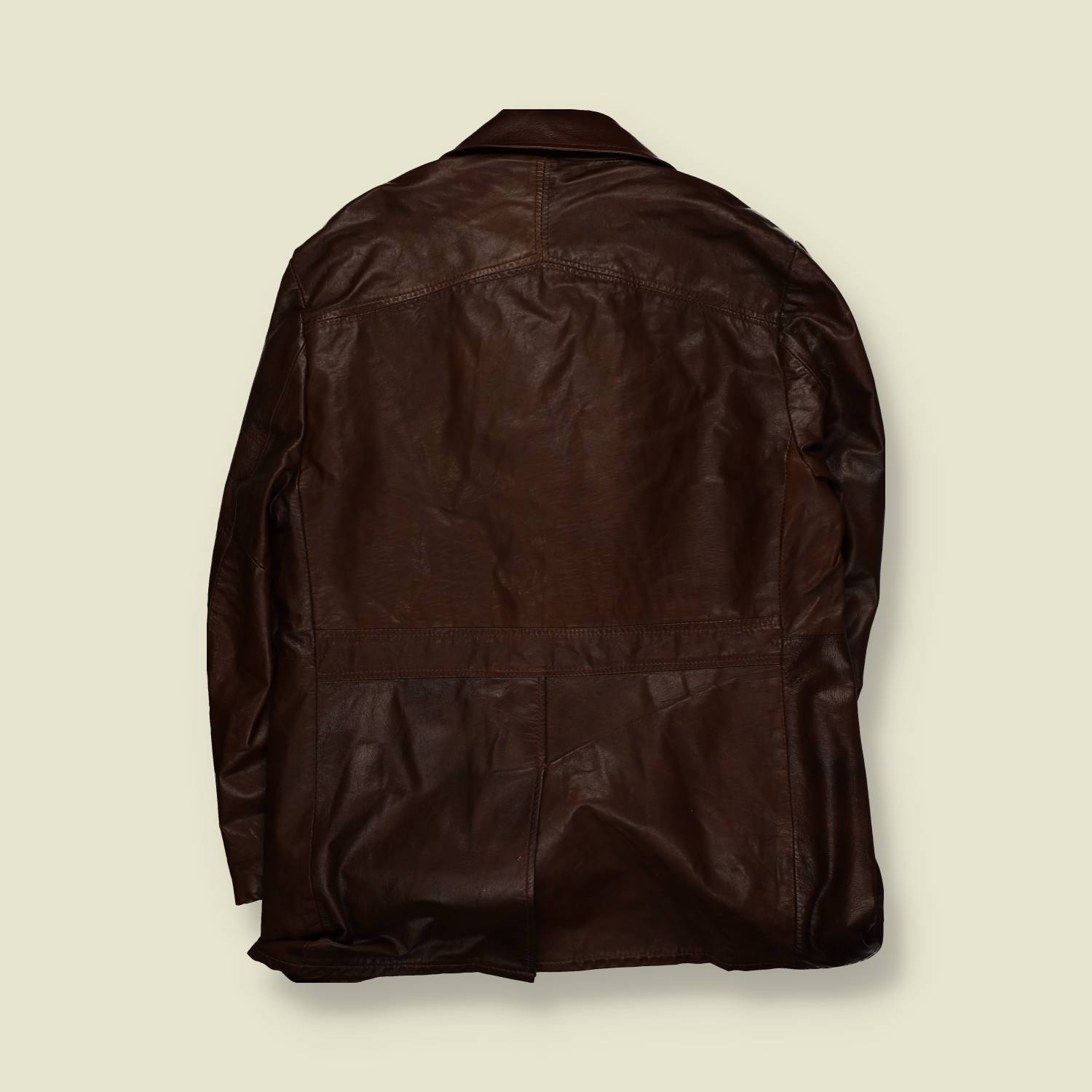 1970s | Le Girard | Leather Coat – XXL