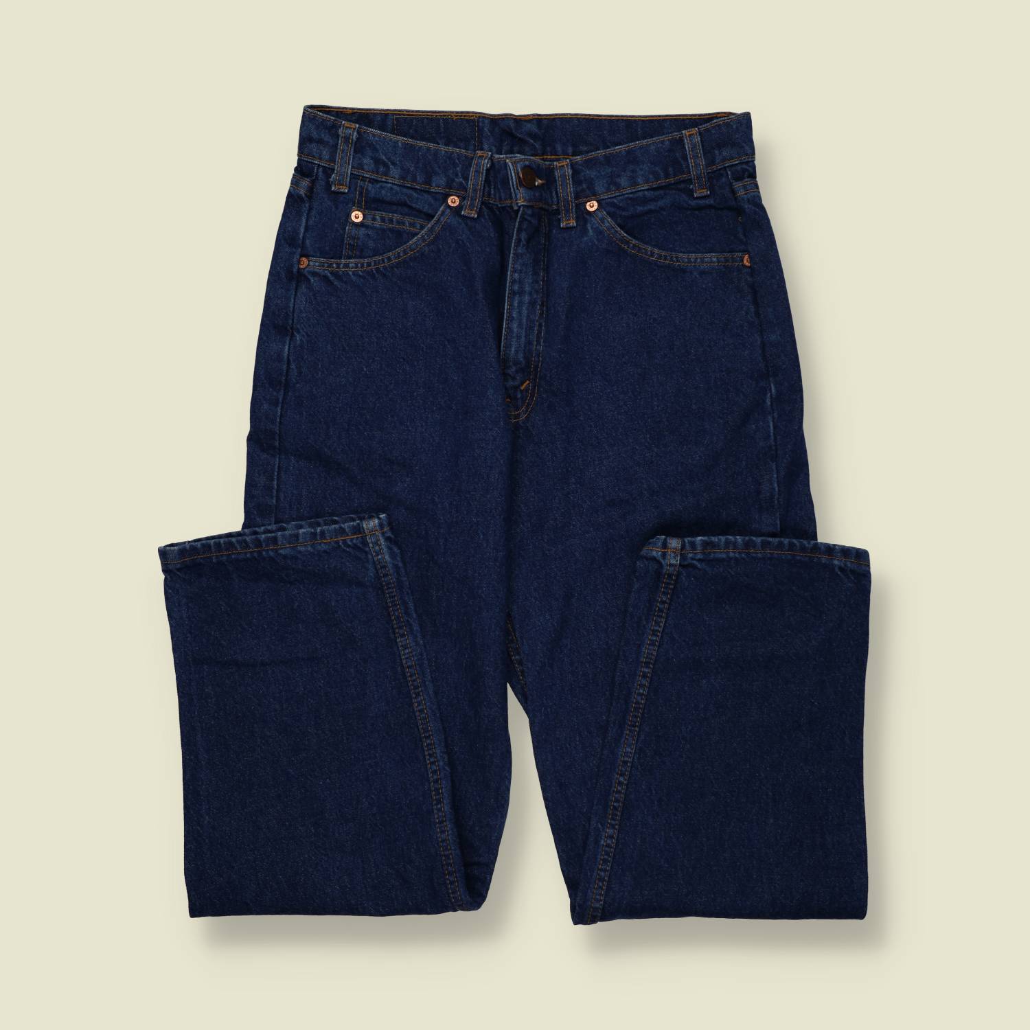 1980s–1990s | Levi’s | Orange Tab | 550 Jeans | Made In USA | Dark Blue - w30