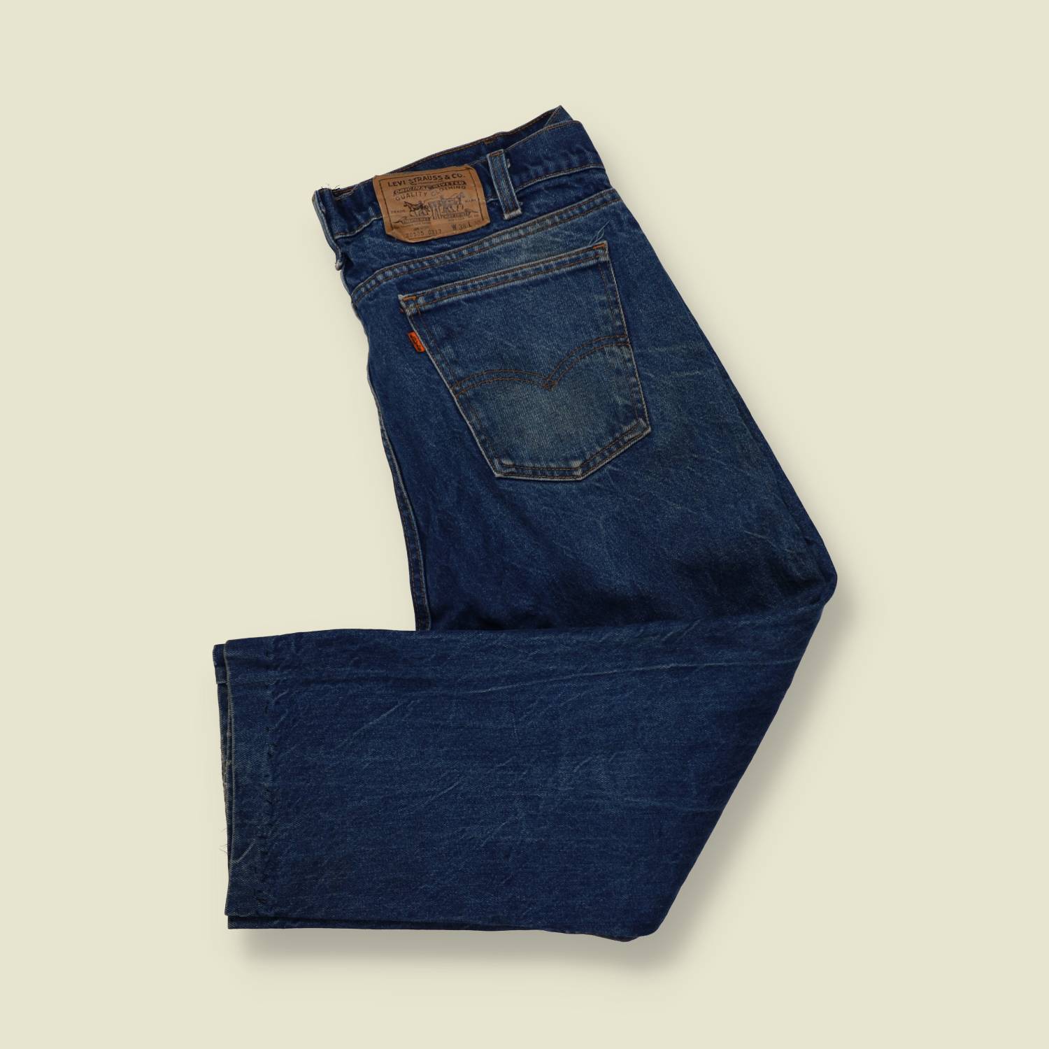 1980s–1990s | Levi’s | Orange Tab | Straight Leg Jeans | Made In USA - w36