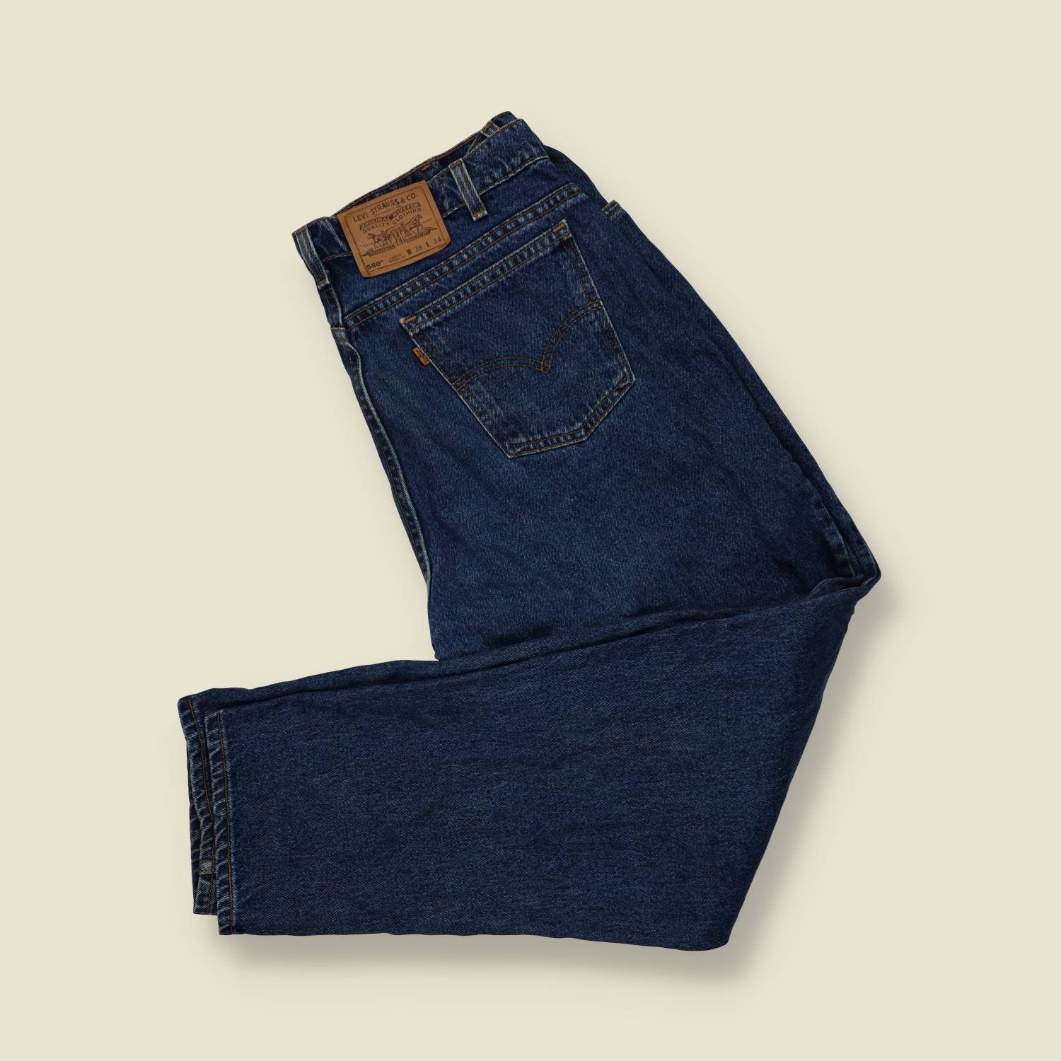 1980s–1990s | Levi’s | Orange Tab | 560 Jeans | Made In USA - w36