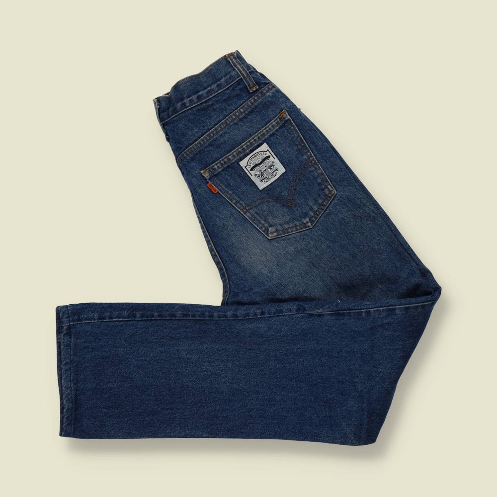 1970s | Levi’s | Orange Tab | Flared Jeans | Talon 47 Zipper - w25