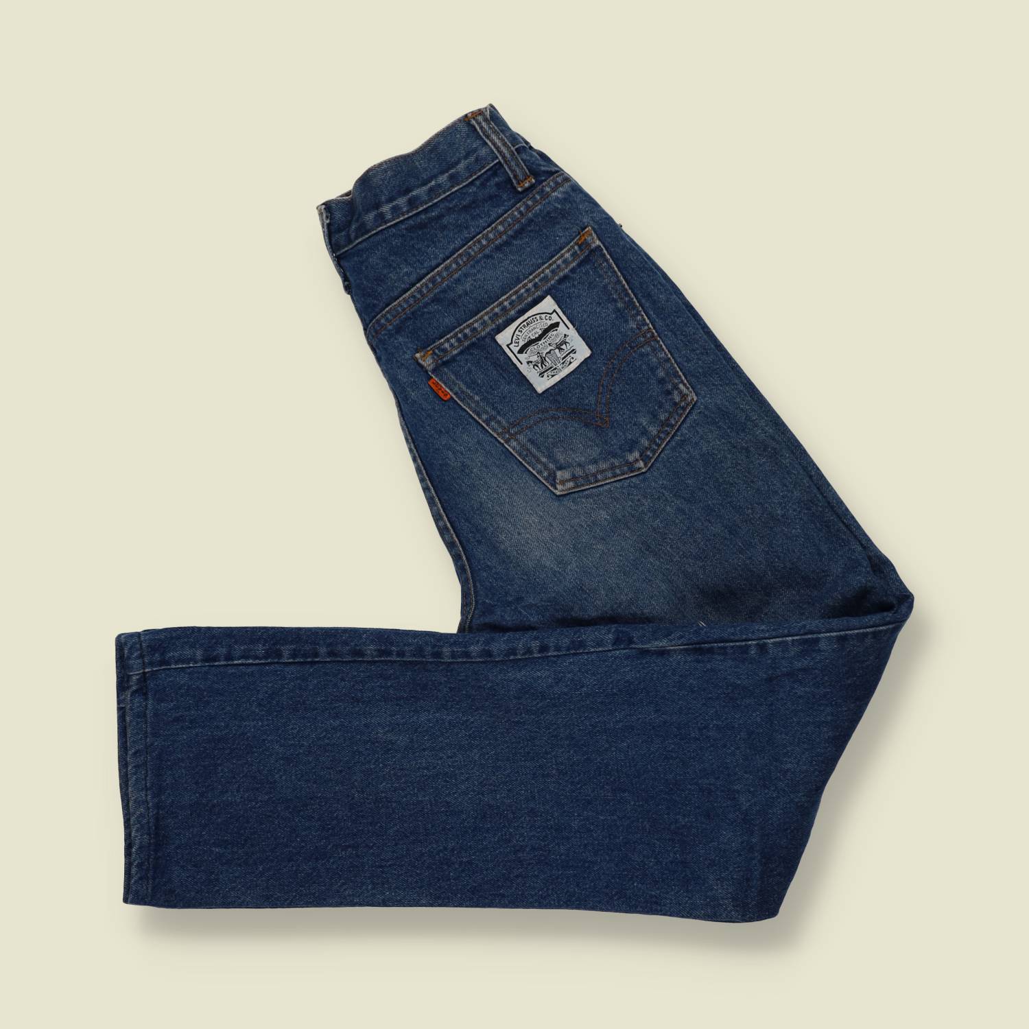 1970s | Levi’s | Orange Tab | Flared Jeans | Talon 47 Zipper - w25