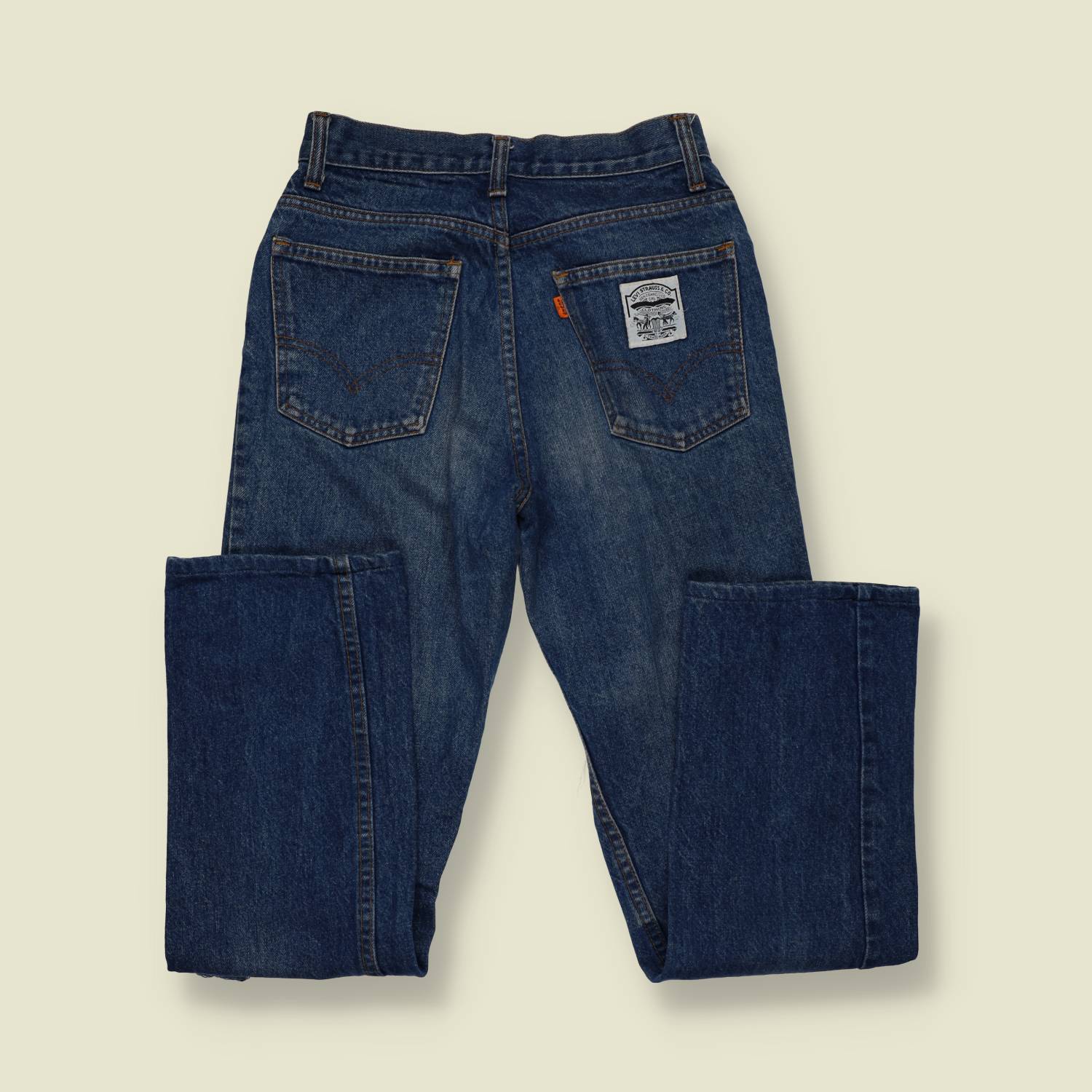 1970s | Levi’s | Orange Tab | Flared Jeans | Talon 47 Zipper - w25