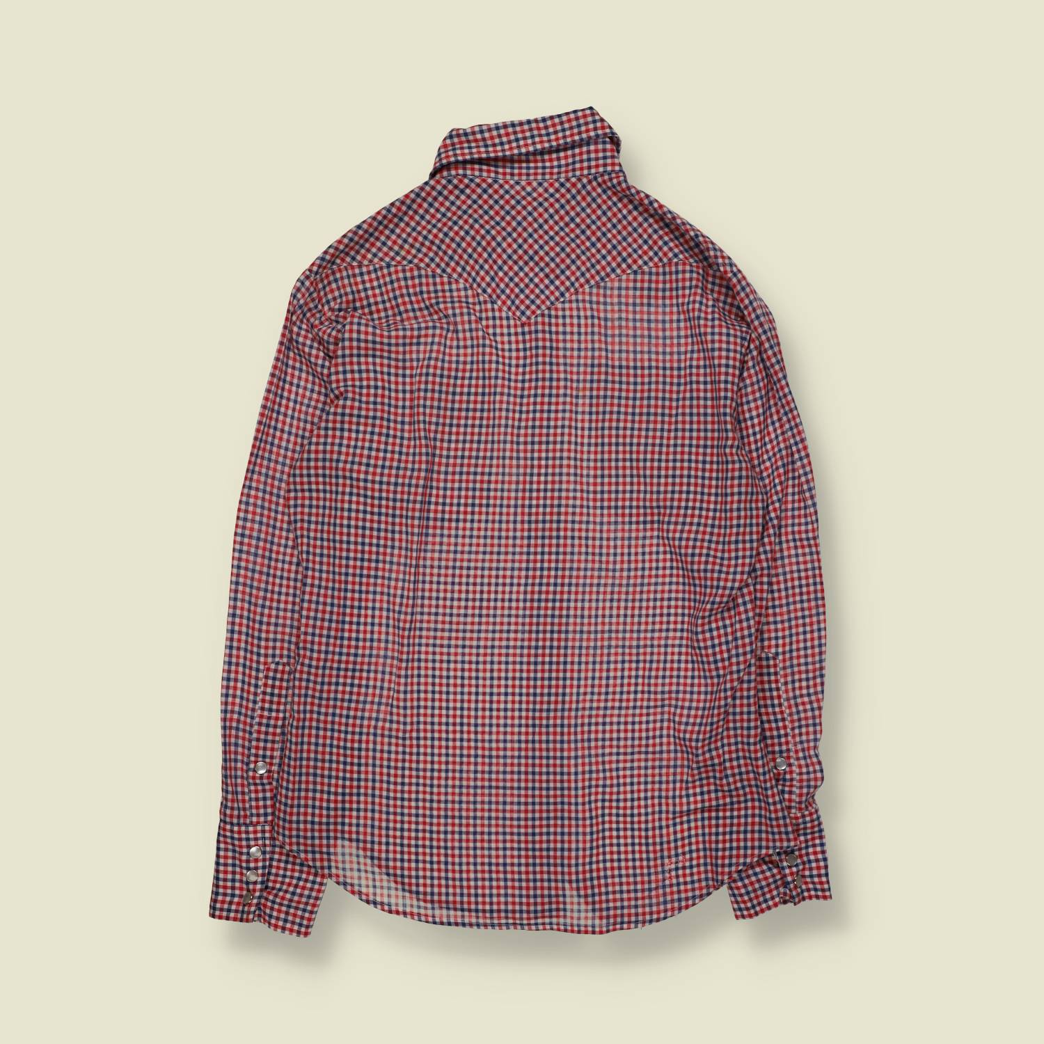 1970s | Wrangler | Sanforized Western Shirt | Check - S