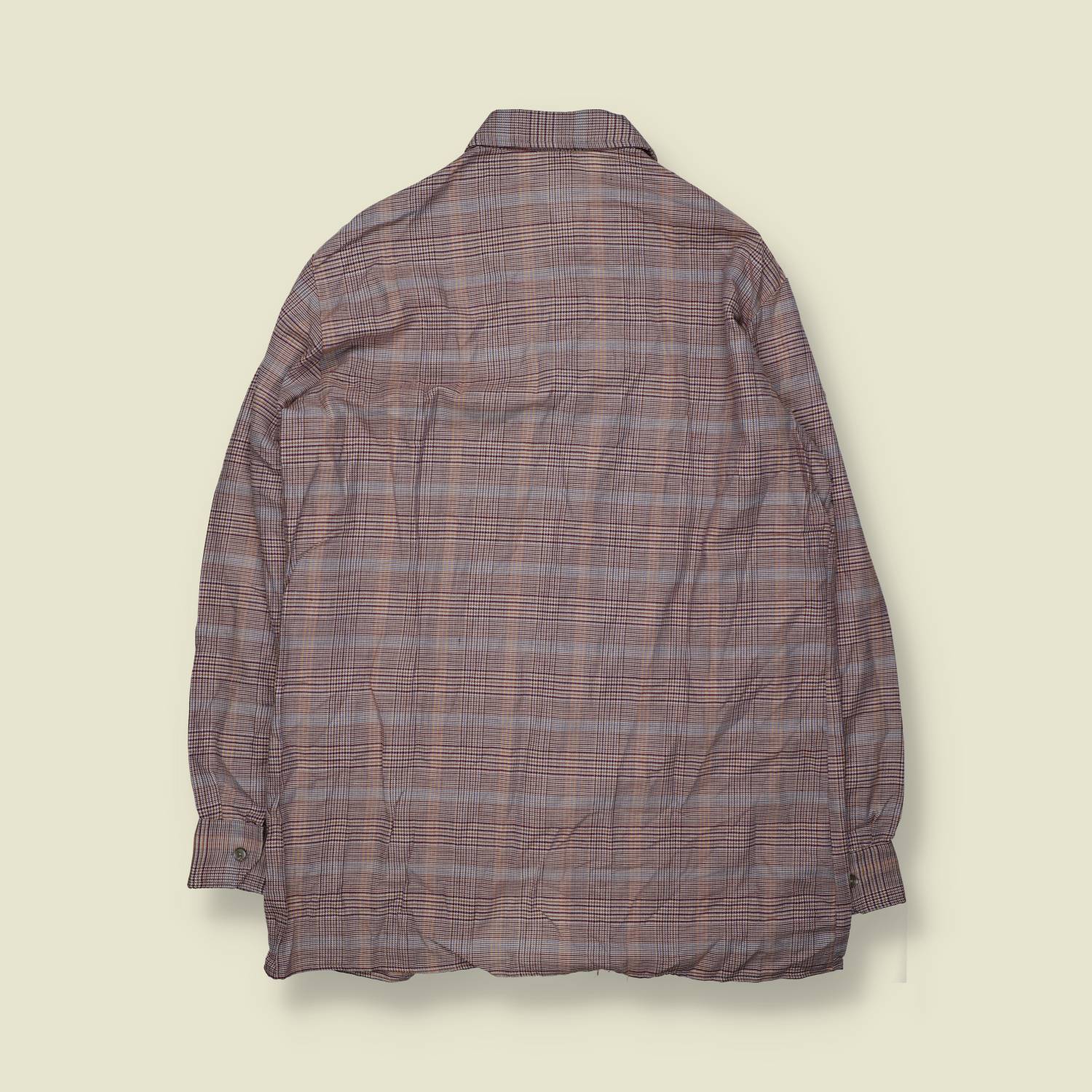 1970s | G Luxe | Long Sleeve Check Shirt - XL