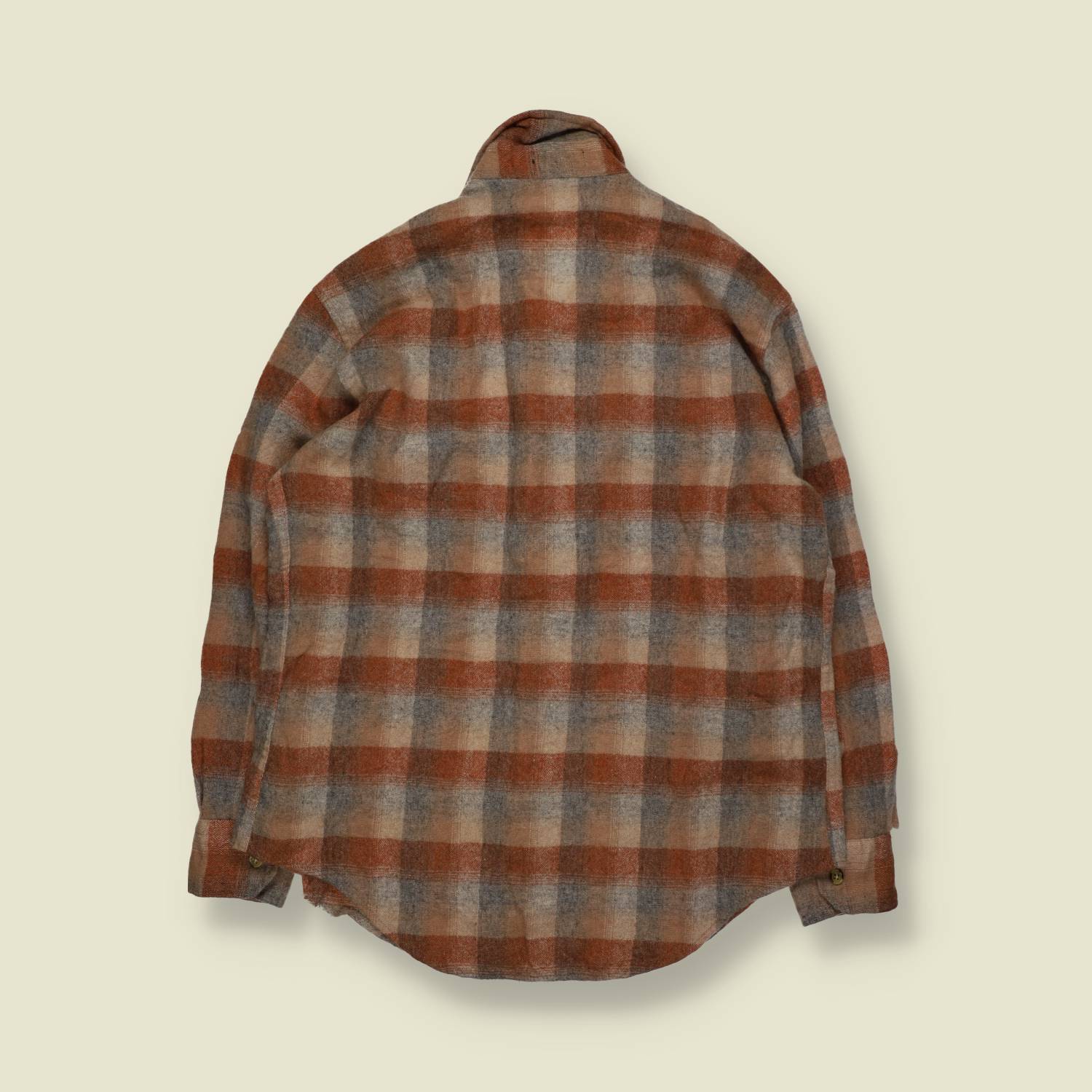 1970s | Oshman's | Plaid Wool Blend Shirt – L