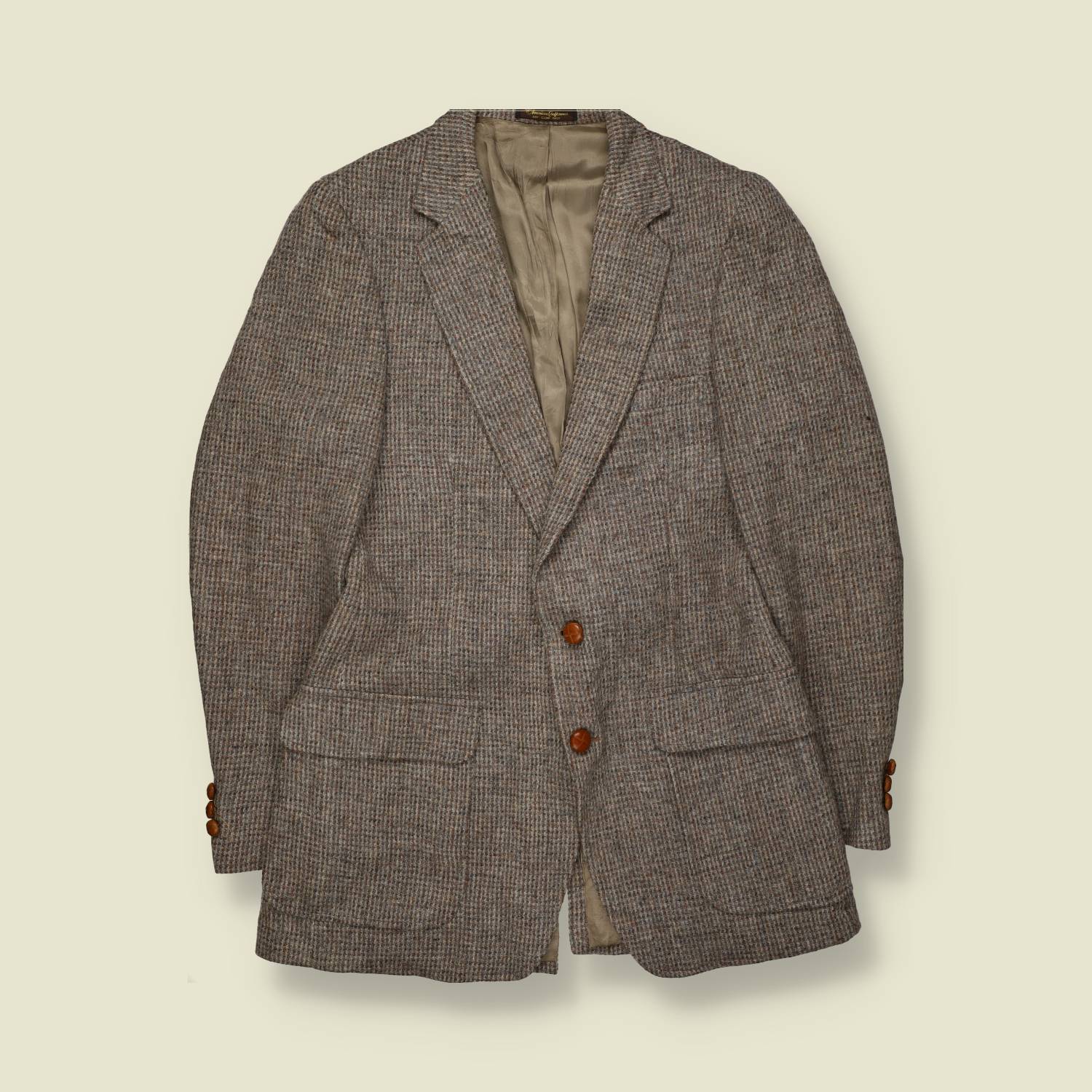 1970s | Harris Tweed | Tailored Jacket | Made In USA – XS