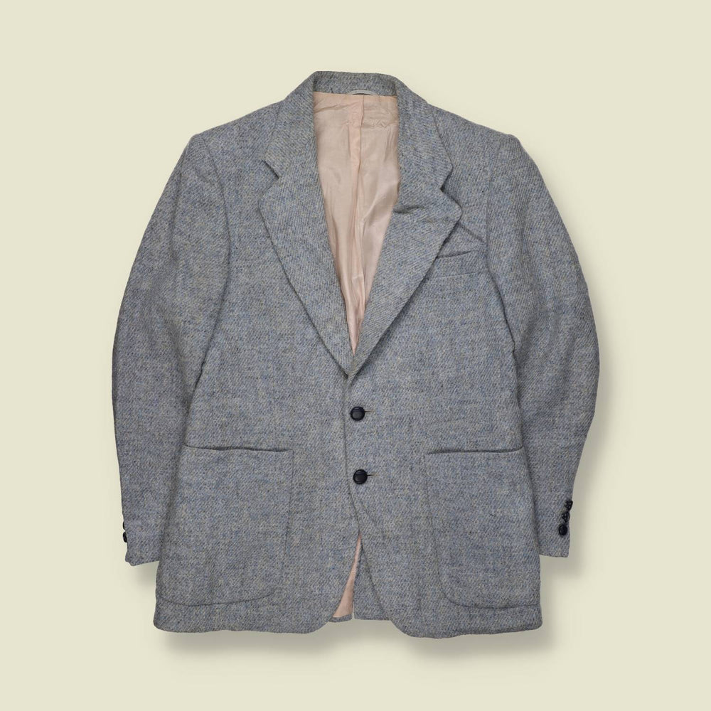 1970s | Harris Tweed | Tailored Wool Jacket – XXXS