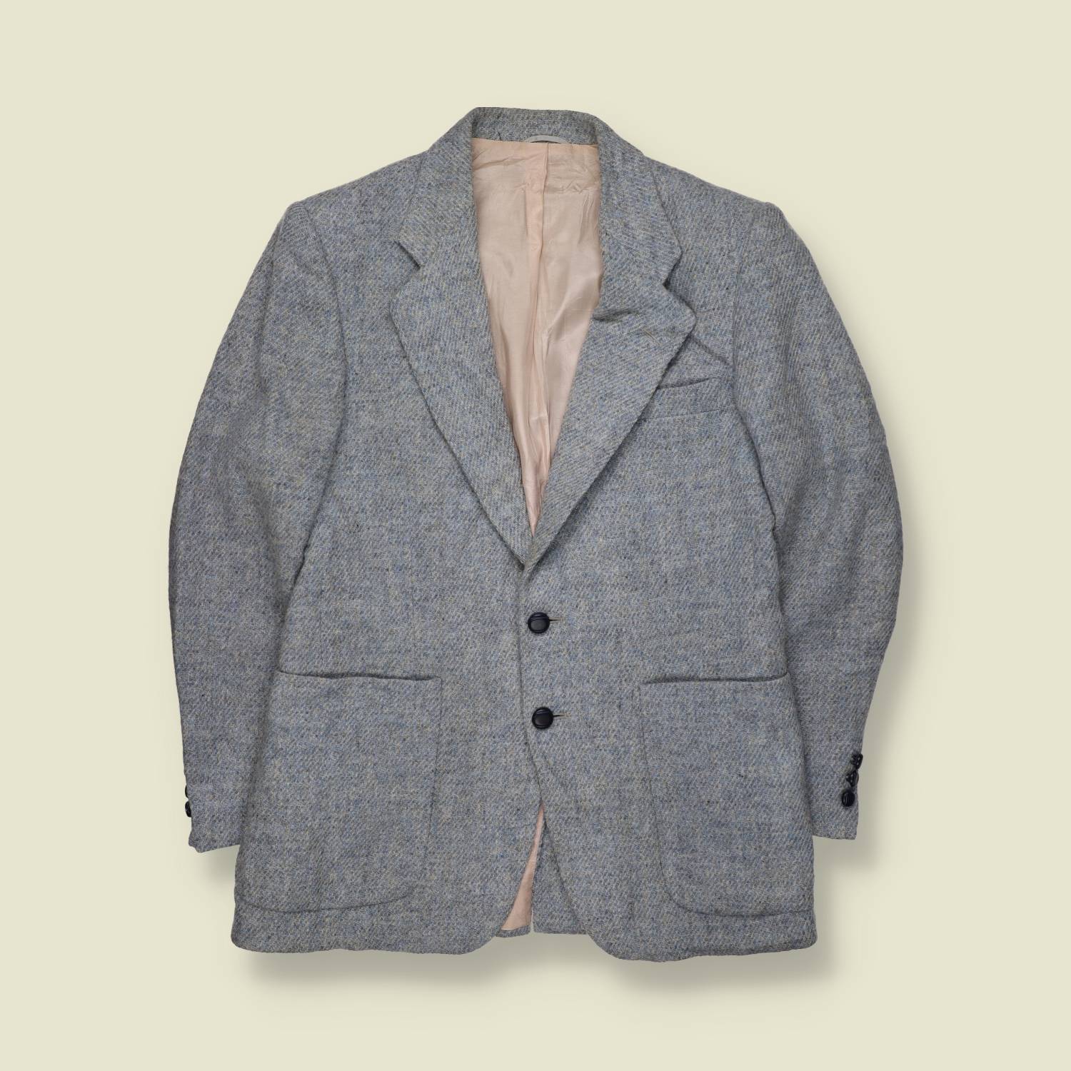 1970s | Harris Tweed | Tailored Wool Jacket – XXXS