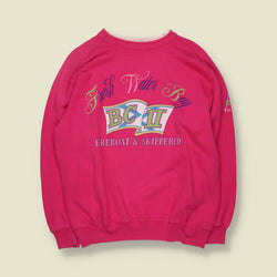 1980s–1990s | Best Company | Graphic Sweatshirt | Pink – L