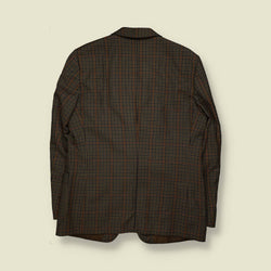 1980s | K Richard | Made in West Germany | Suit Jacket | Brown Check – M