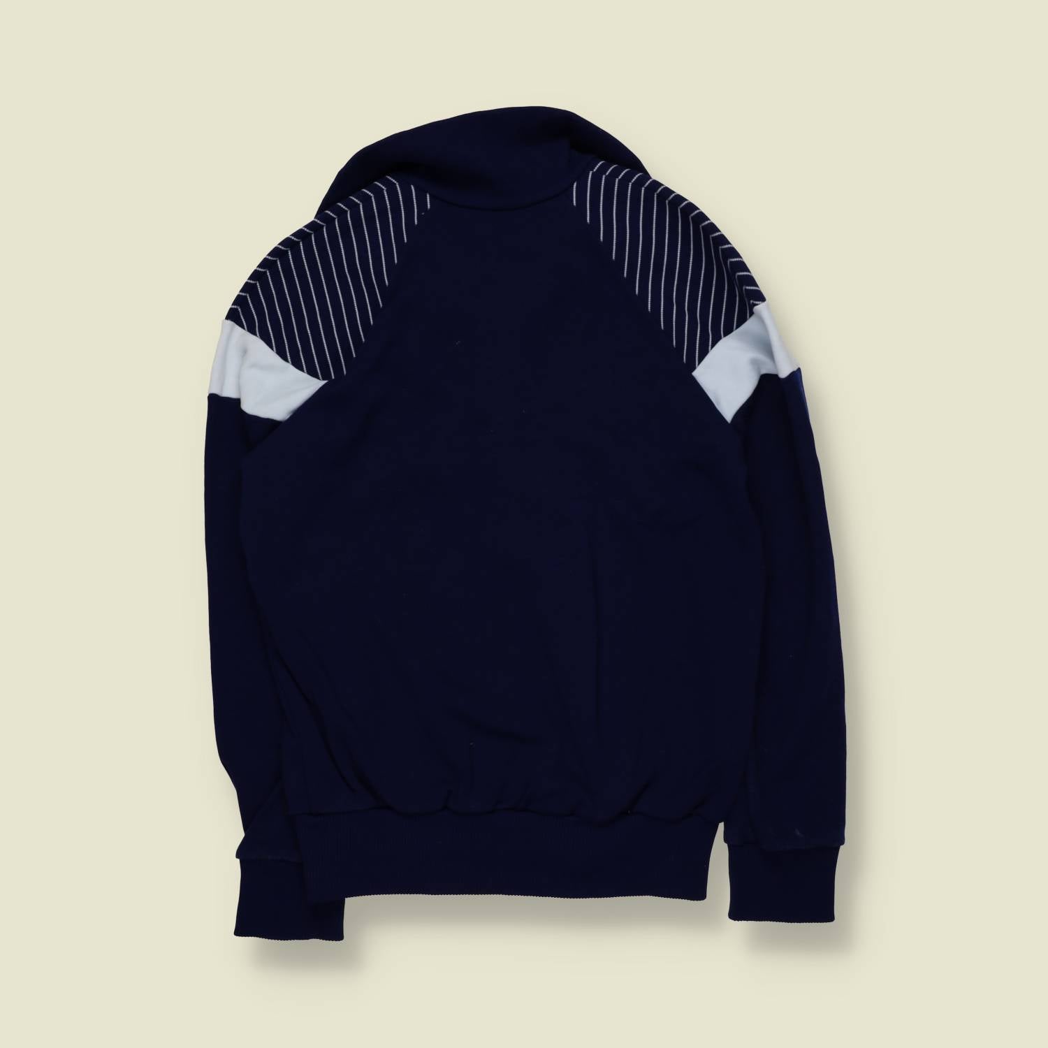 1970s | Wagner | Track Jacket | Navy With Pinstripe Panels – XXS