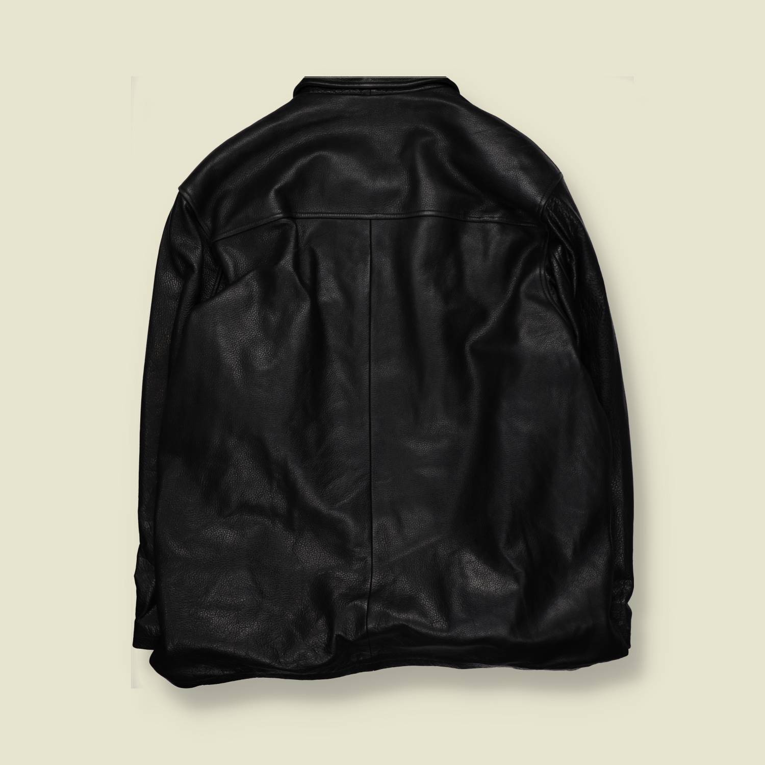 1990s–2000s | Britchers | Leather Jacket | Black – XXXL