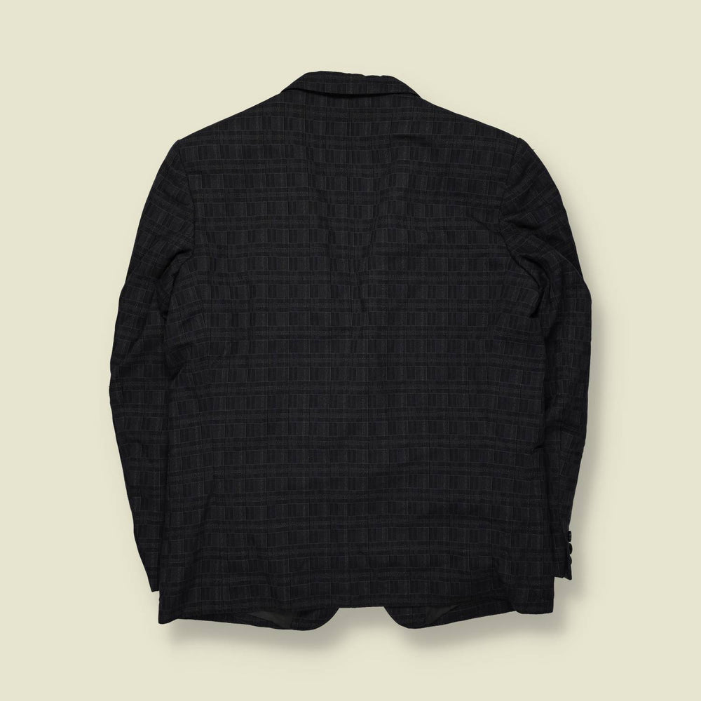 1980s | Alhos | Made in Yugoslavia | Suit Jacket | Dark Check – M