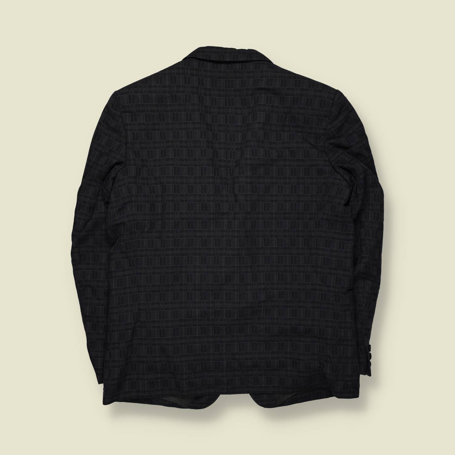 1980s | Alhos | Made in Yugoslavia | Suit Jacket | Dark Check – M